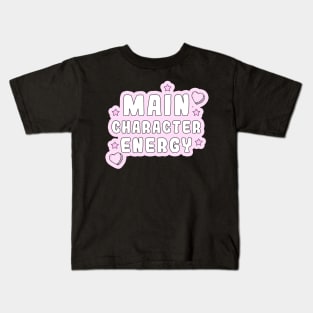 Main Character Energy Kids T-Shirt